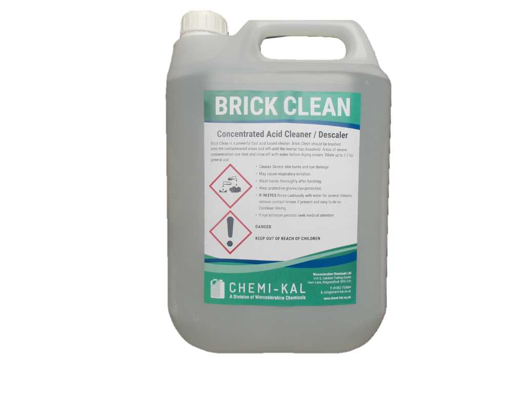 Brick Clean Concentrated Acid Cleaner/Descaler (2X5L, 25L Containers)